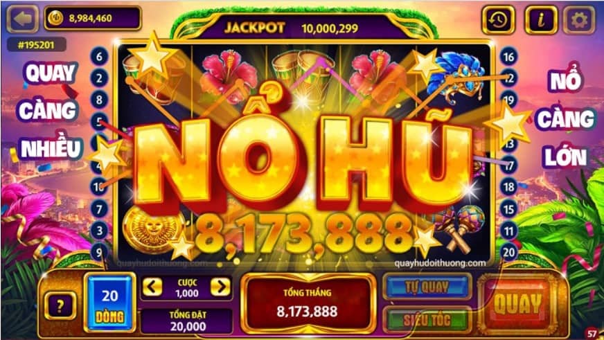 Nổ jackpot khủng