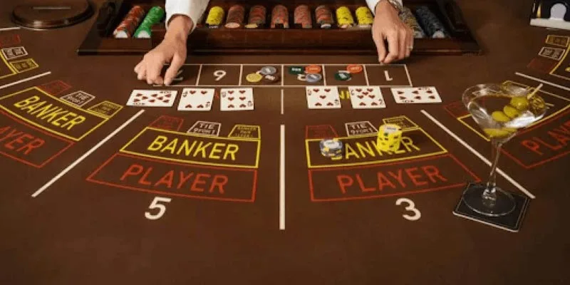 Các cửa cược chính trong Baccarat